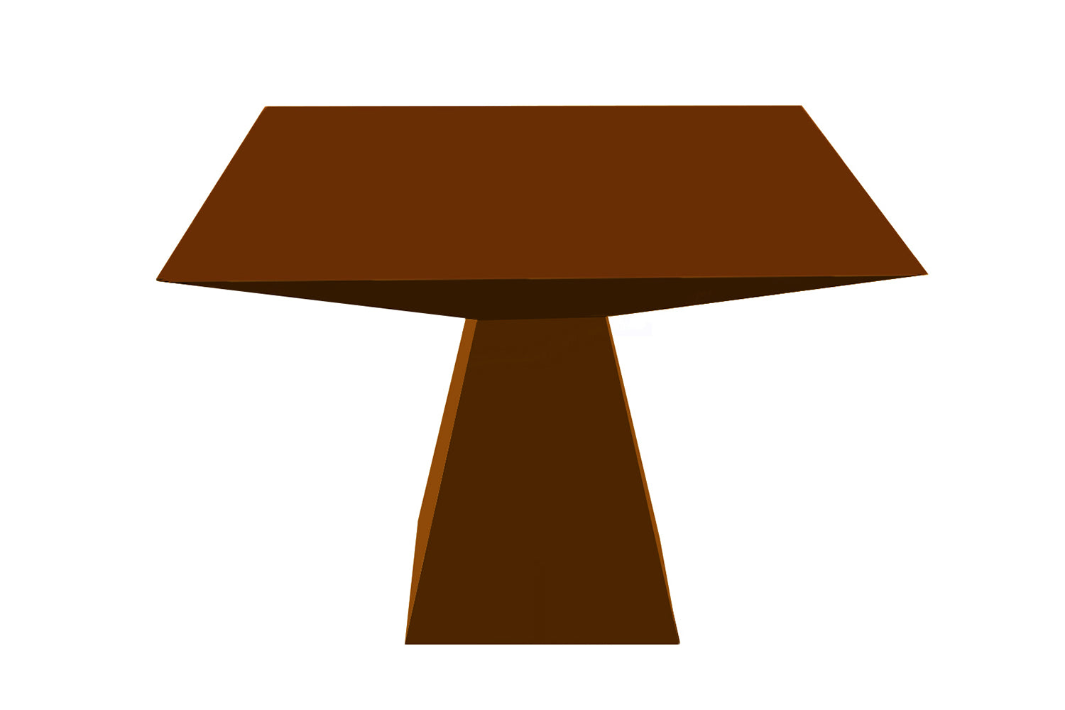 Desfase Dining Table Brown Lacquer