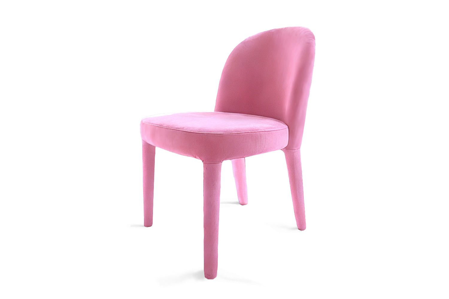 Eclipse Dining Chair Pink Velvet