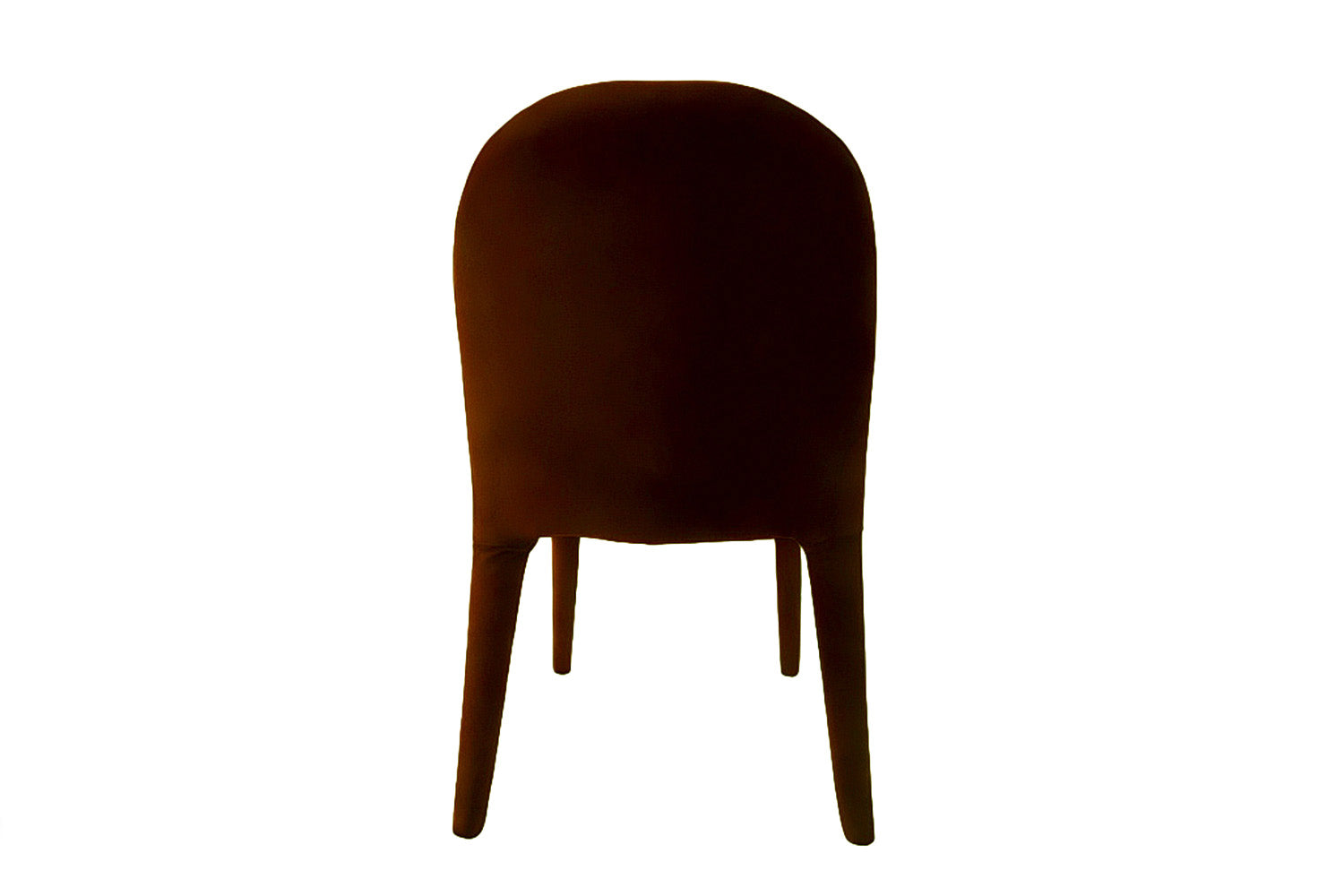 Eclipse Dining Chair Brown Velvet