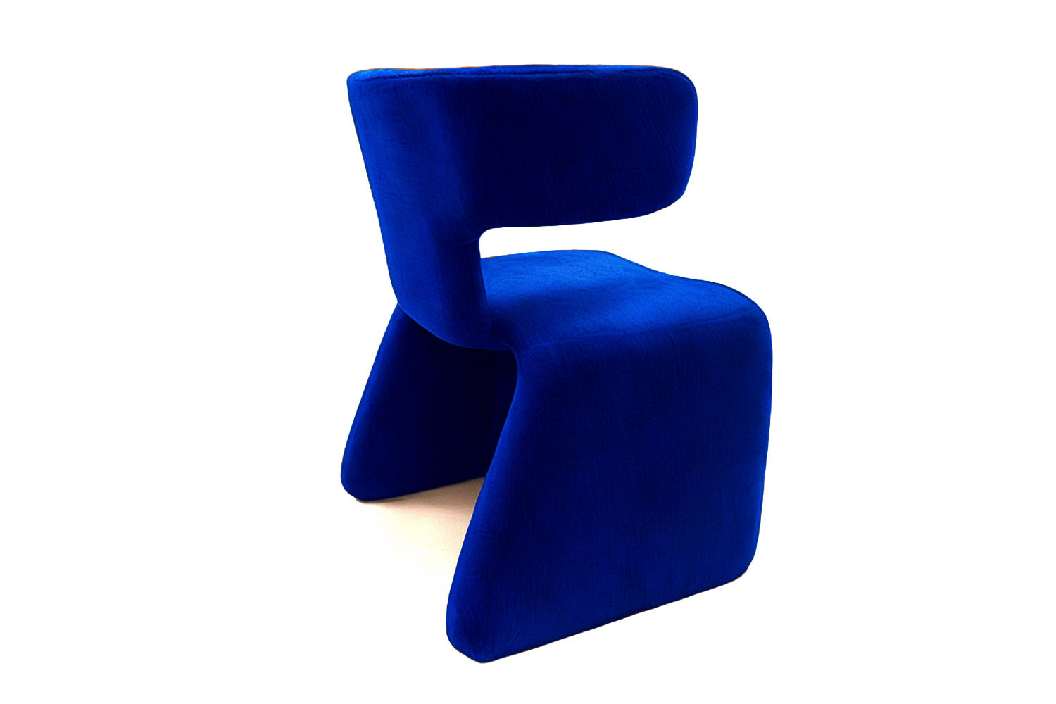 Euforia Dining Chair Blue Velvet