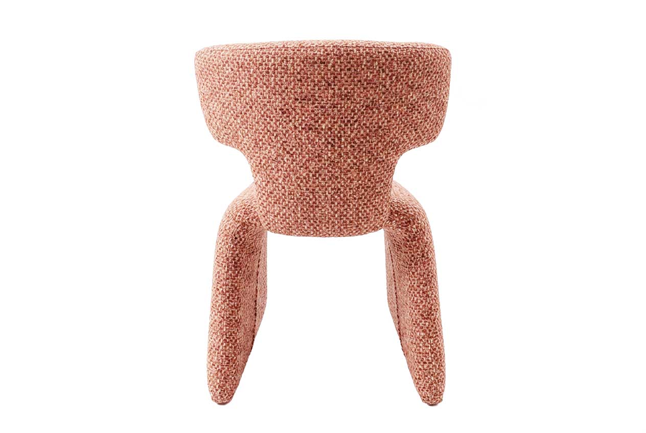 Euforia Dining Chair Orange Chenille