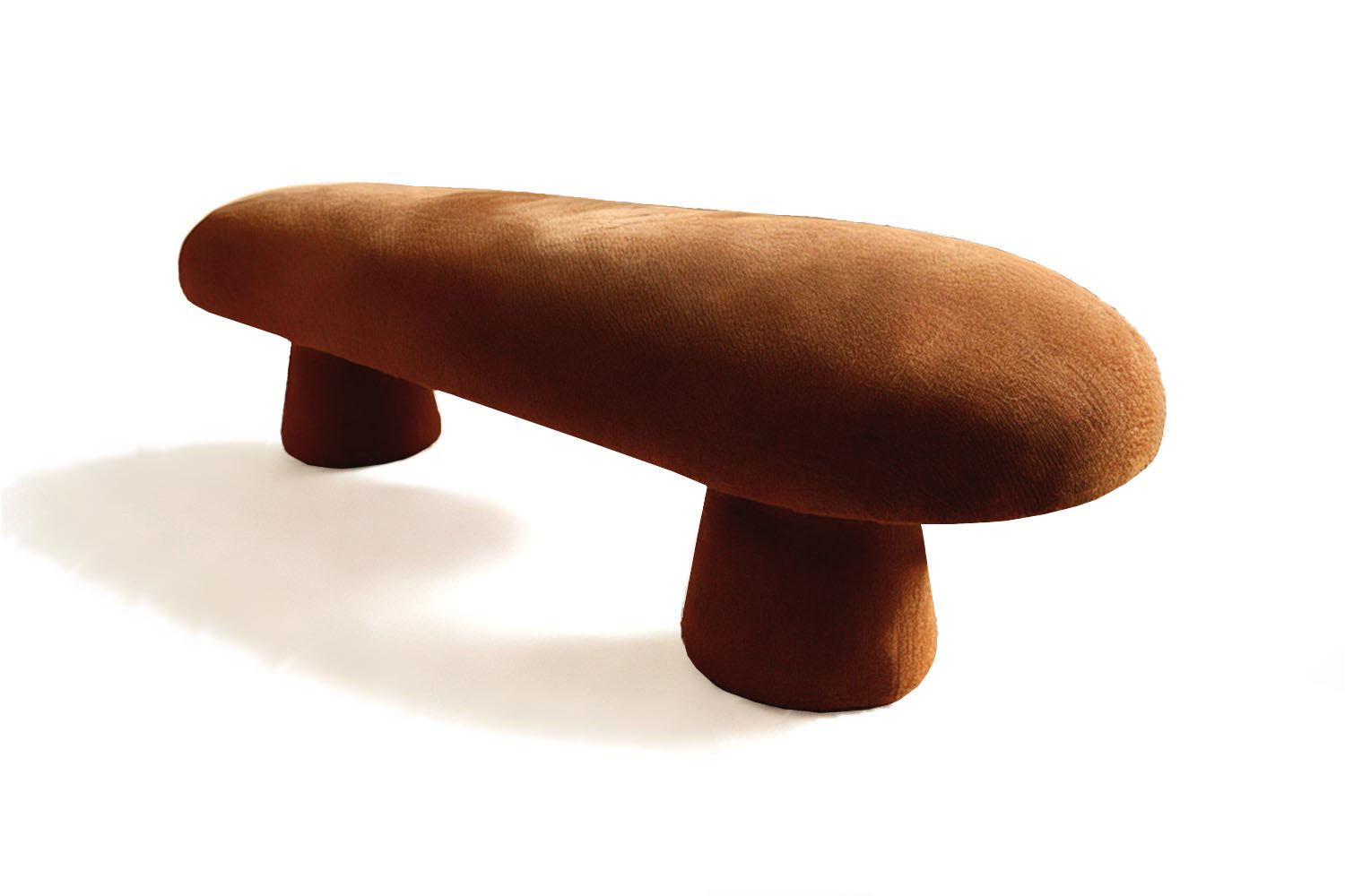 Éxtasis Bench Brown Velvet