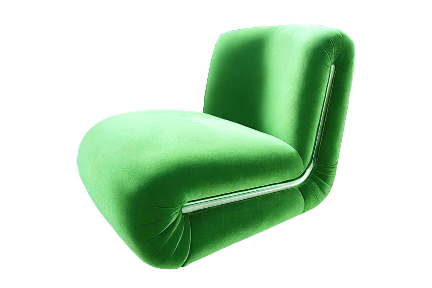 Frenesí Lounge Chair Green Velvet