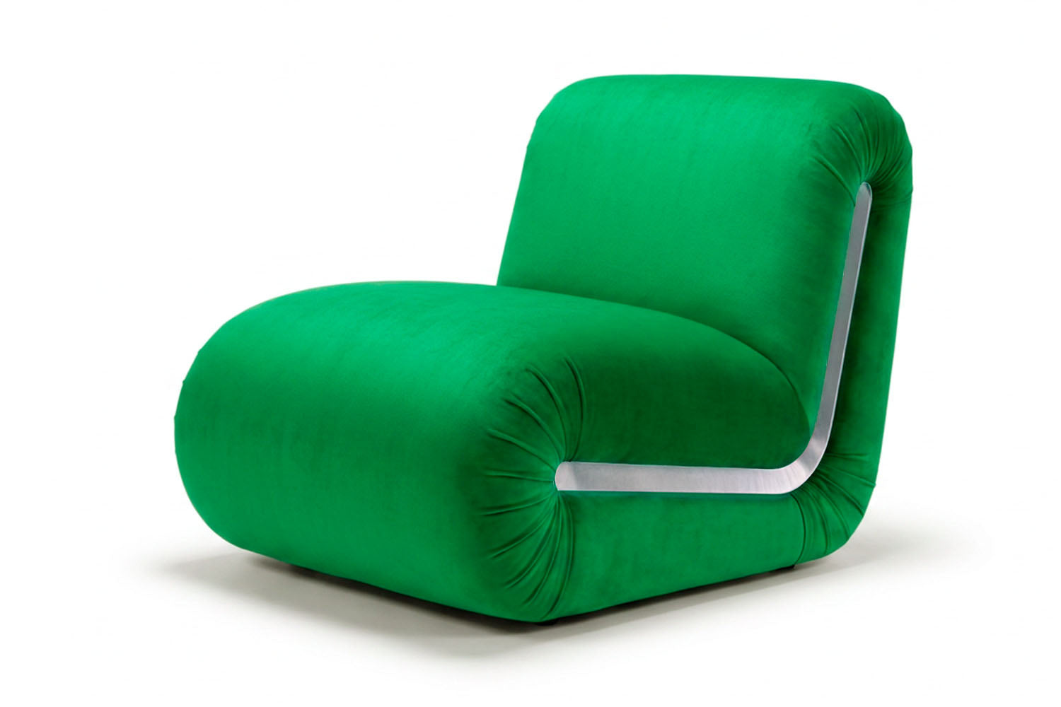 Frenesí Lounge Chair Green Velvet
