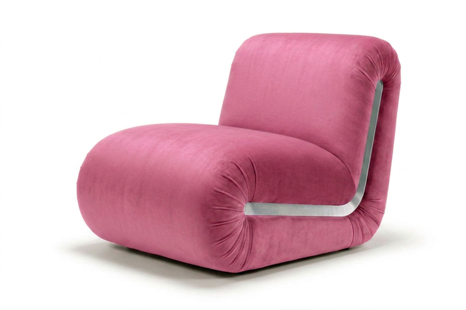 Frenesí Lounge Chair Pink Velvet