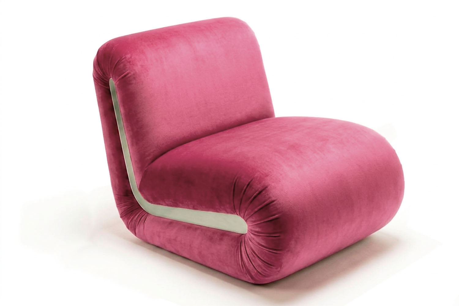 Frenesí Lounge Chair Pink Velvet