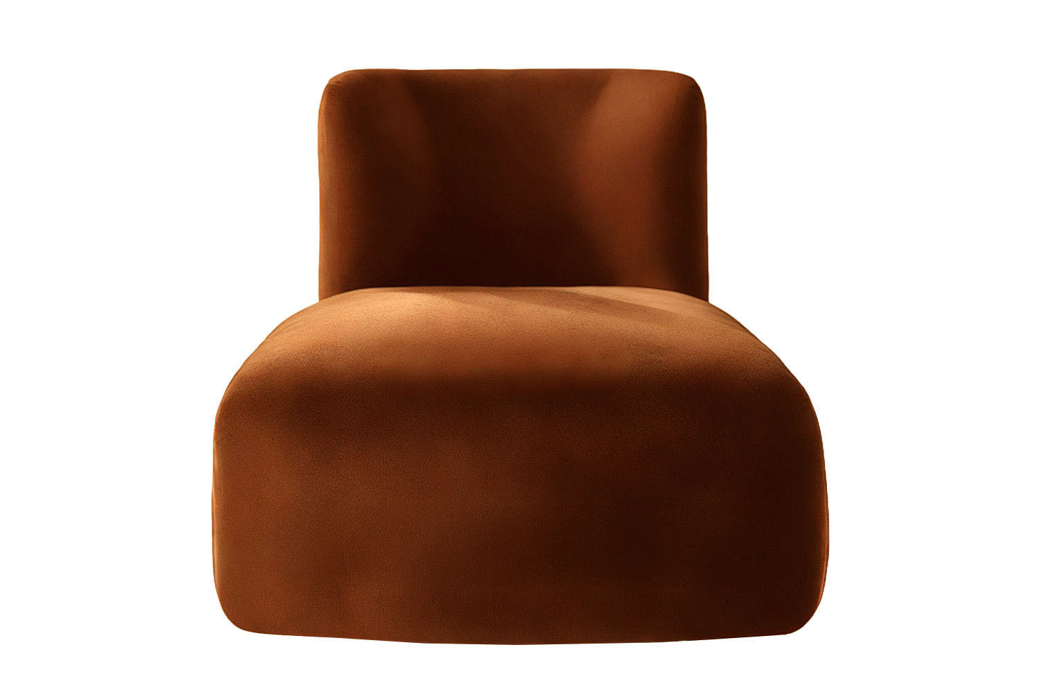 Frenesí Lounge Chair Brown Velvet