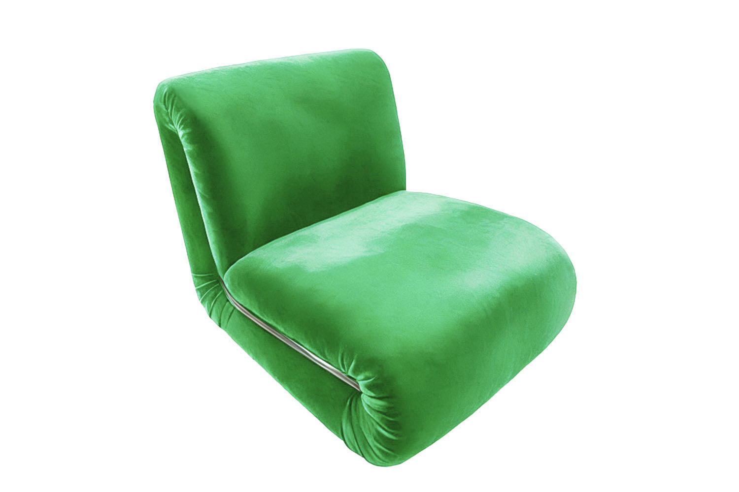 Frenesí Lounge Chair Green Velvet