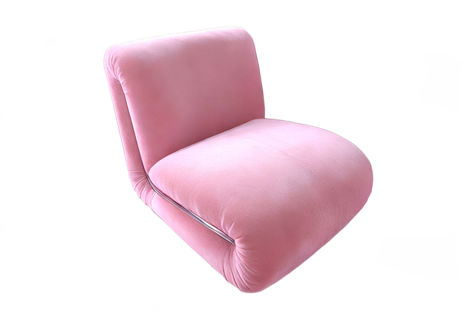 Frenesí Lounge Chair Pink Velvet