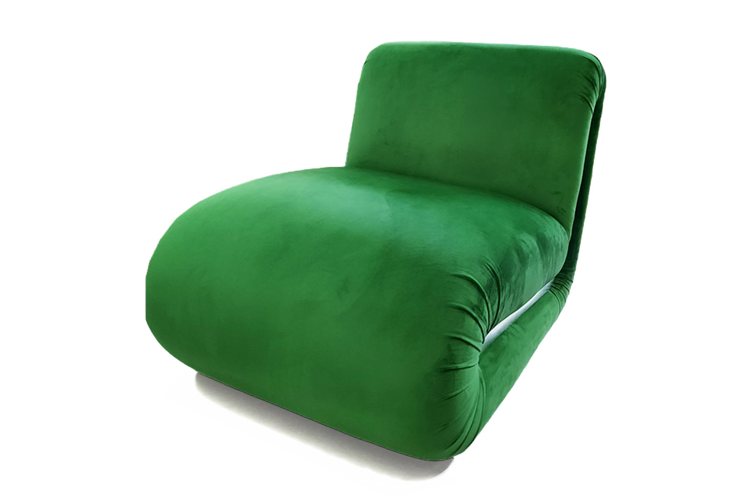 Frenesí Lounge Chair Green Velvet