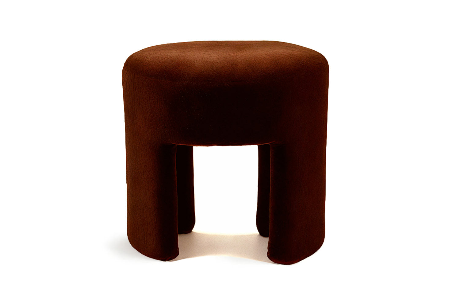 Furia Stool Brown Velvet