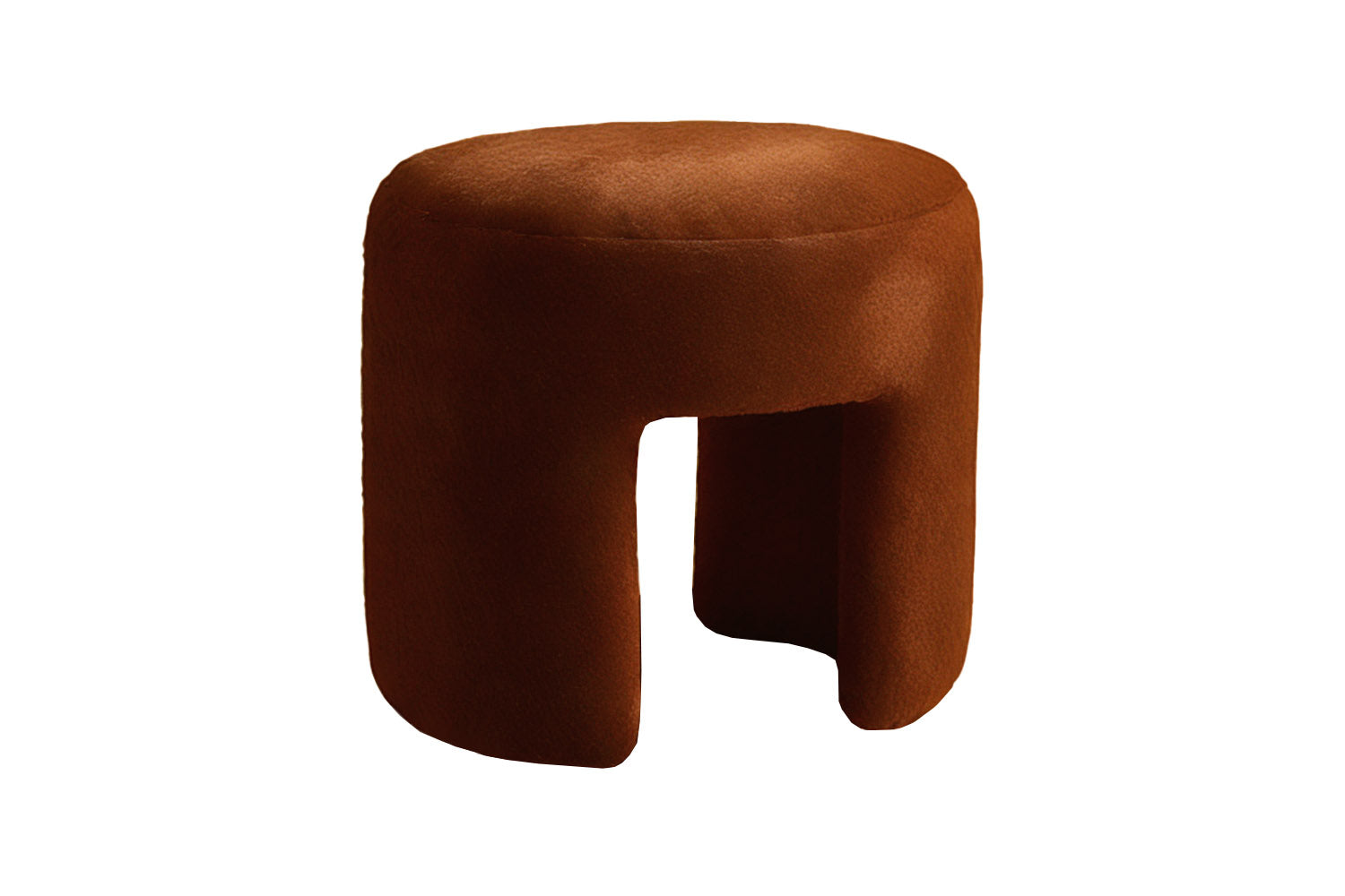 Furia Stool Brown Velvet