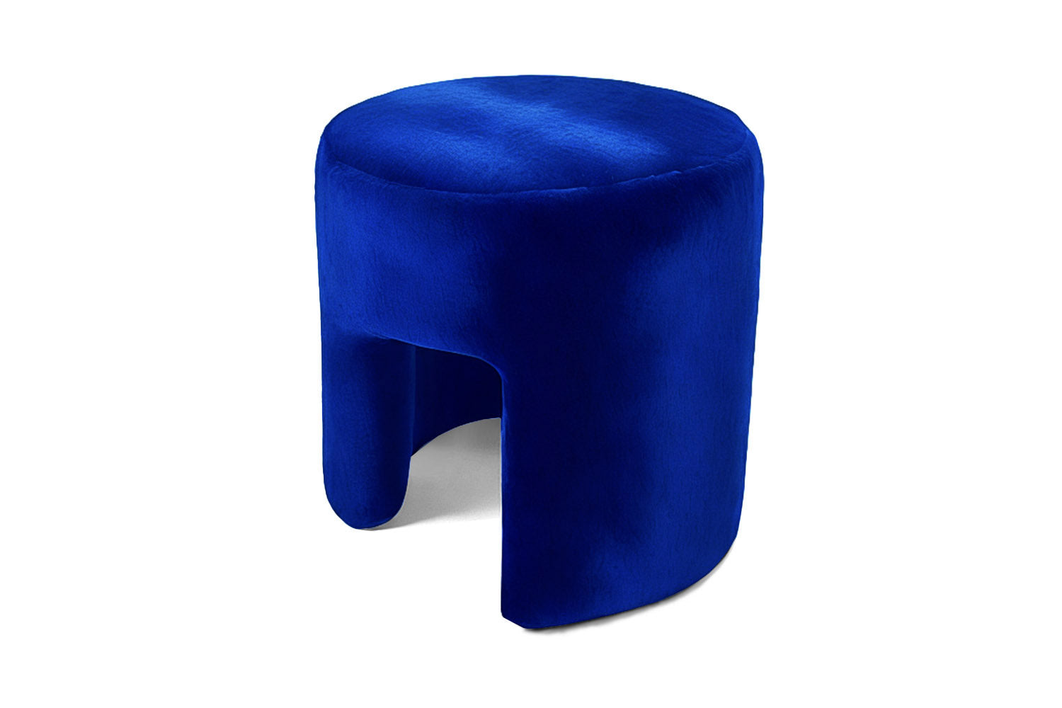 Furia Stool Blue Velvet