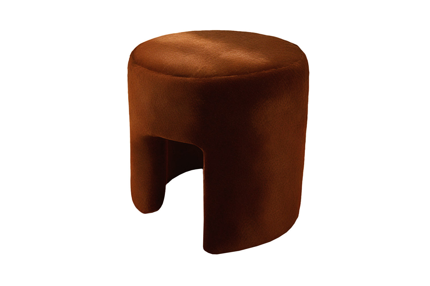 Furia Stool Brown Velvet