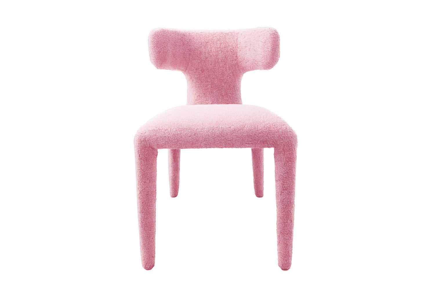 Instinto Dining Chair Pink Bouclé