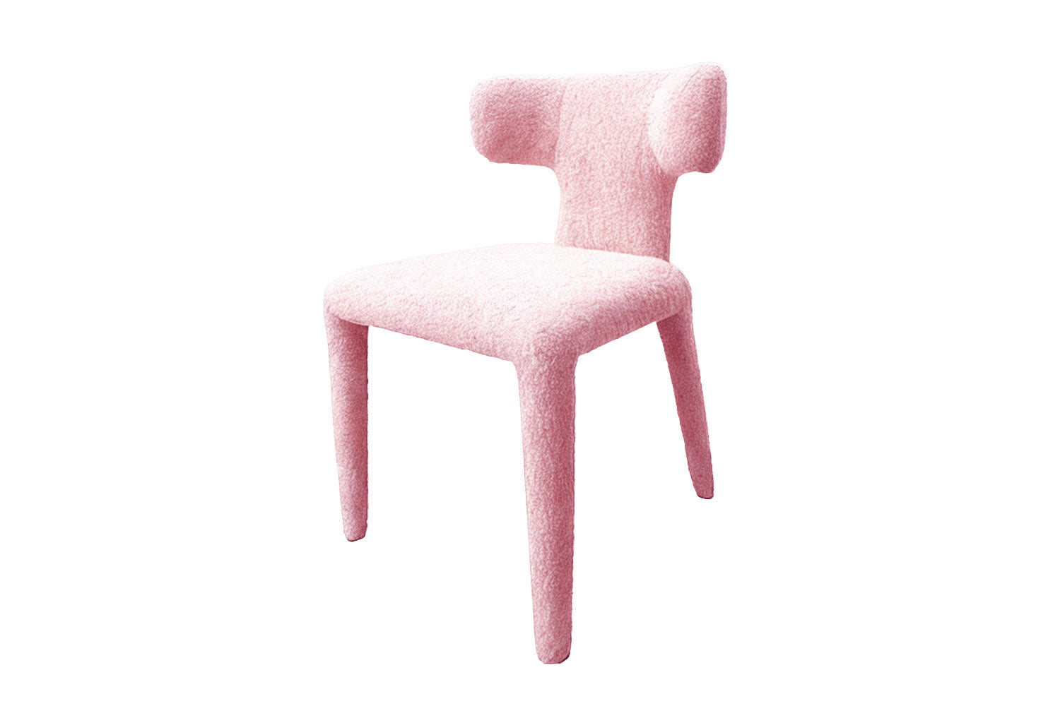 Instinto Dining Chair Pink Bouclé