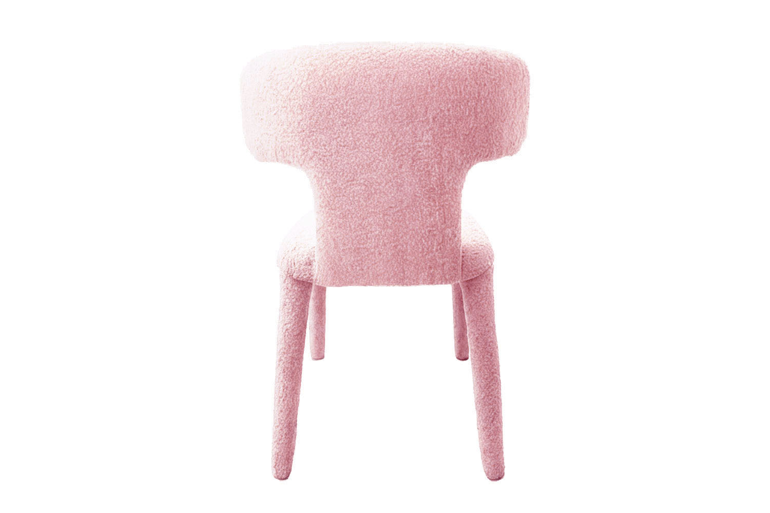 Instinto Dining Chair Pink Bouclé