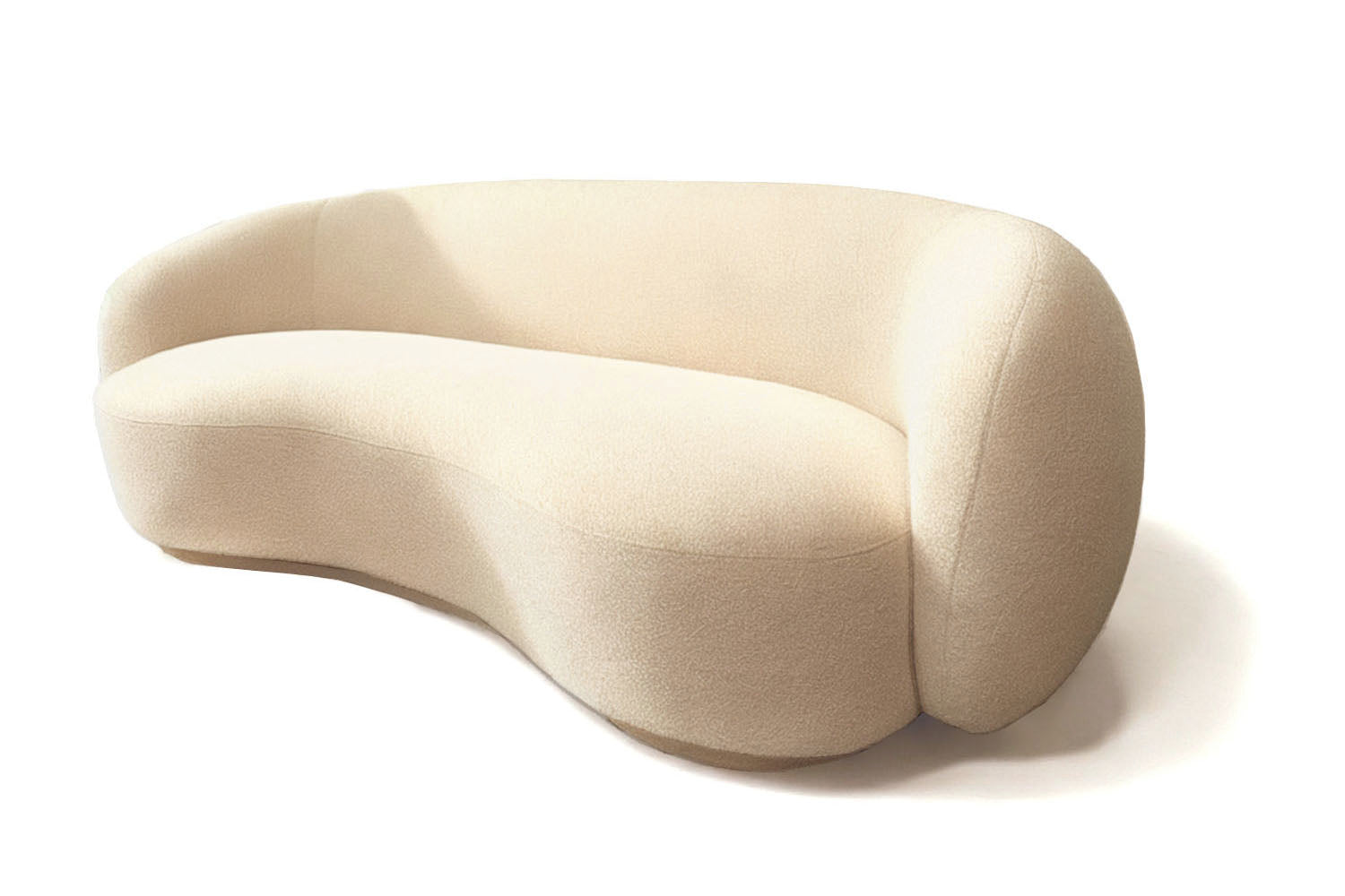 Melancolía Sofa White Bouclé