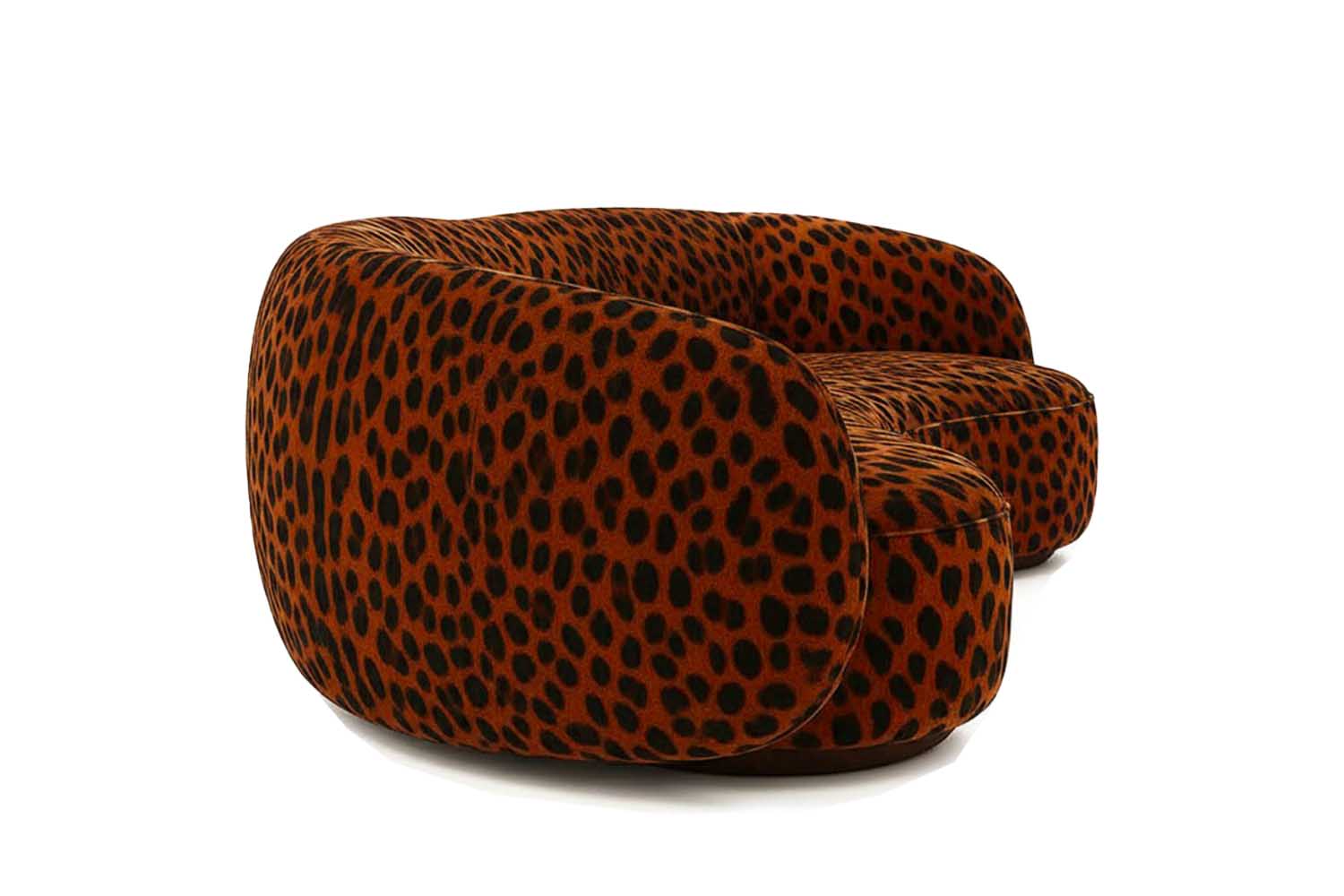 Melancolía Sofa Leopard Furry Velvet