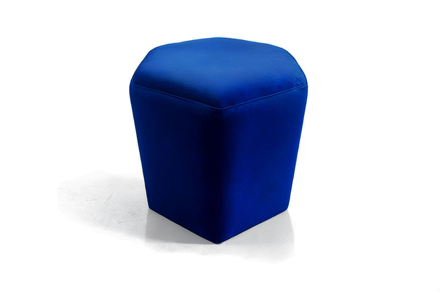 Peligro Stool Blue Velvet