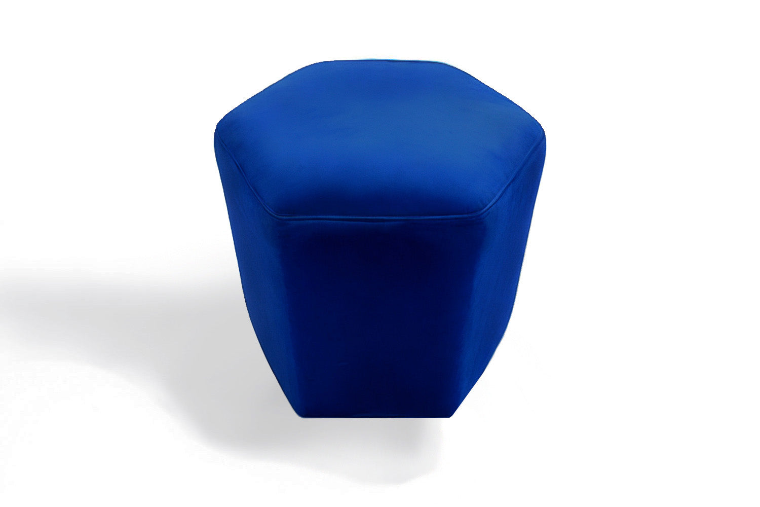 Peligro Stool Blue Velvet