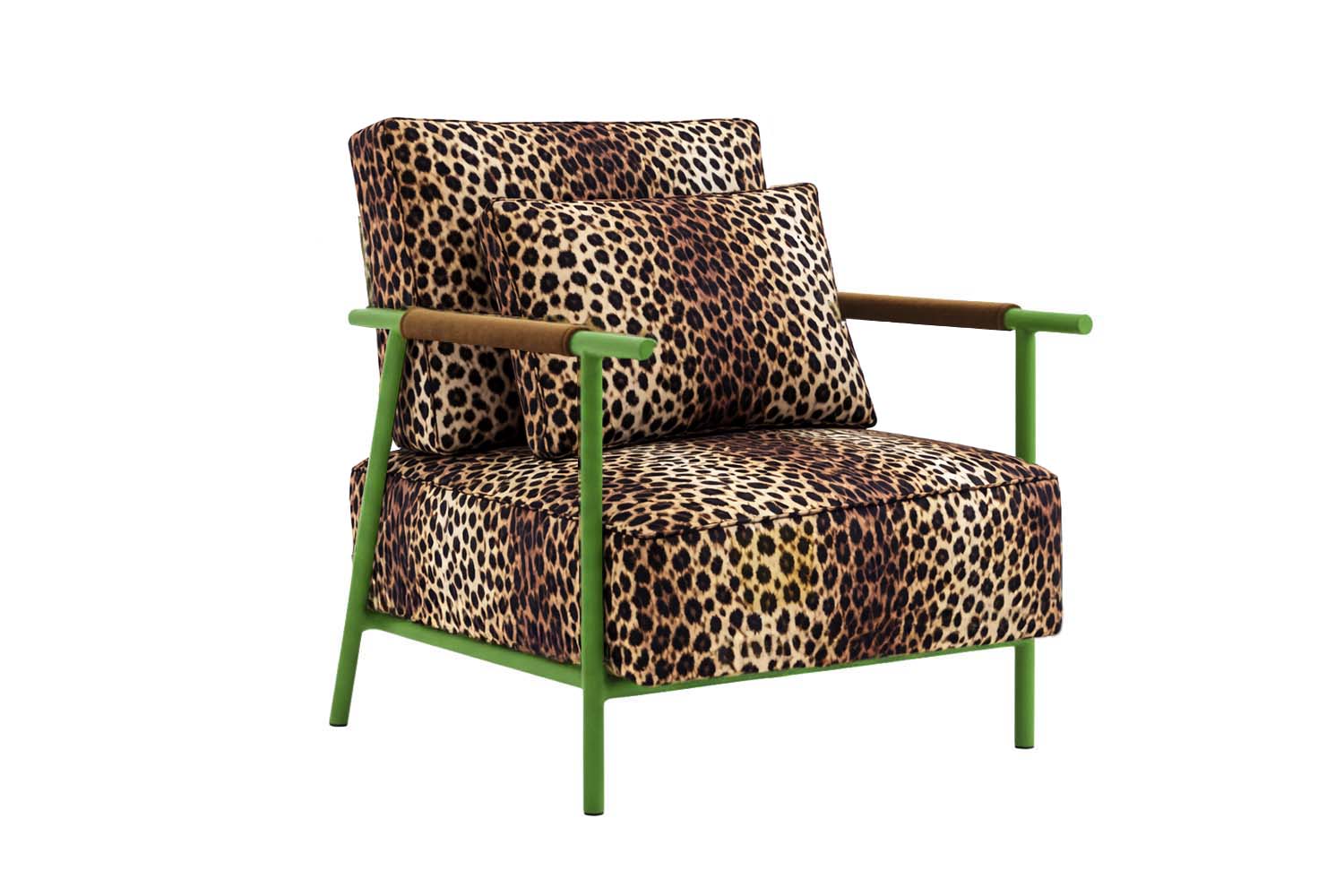 Periplo Armchair Leopard