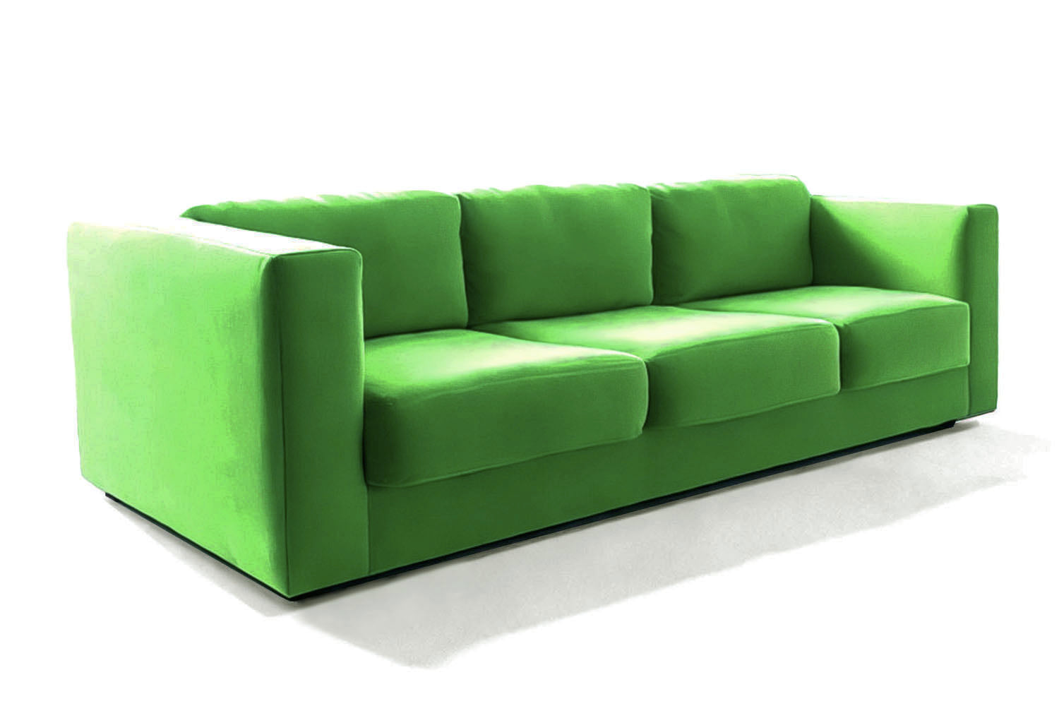 Revolución Sofa Green Velvet