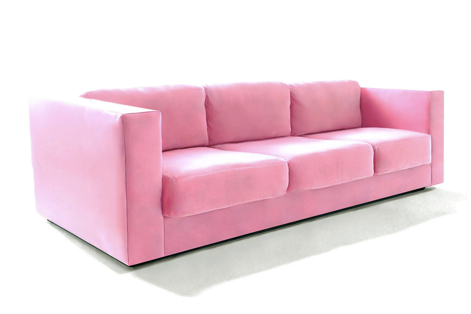 Revolución Sofa Pink Velvet