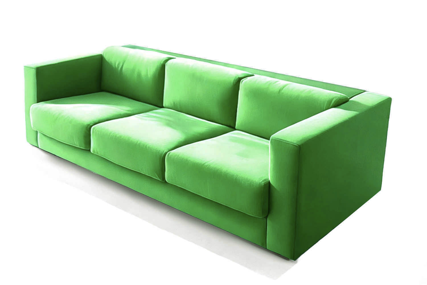 Revolución Sofa Green Velvet