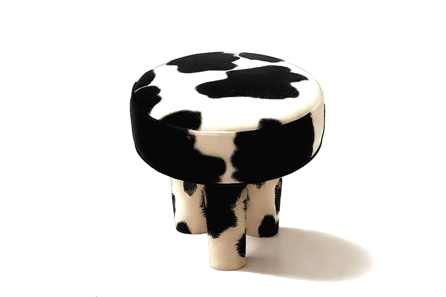 Ritmo Stool Cow Furry Velvet