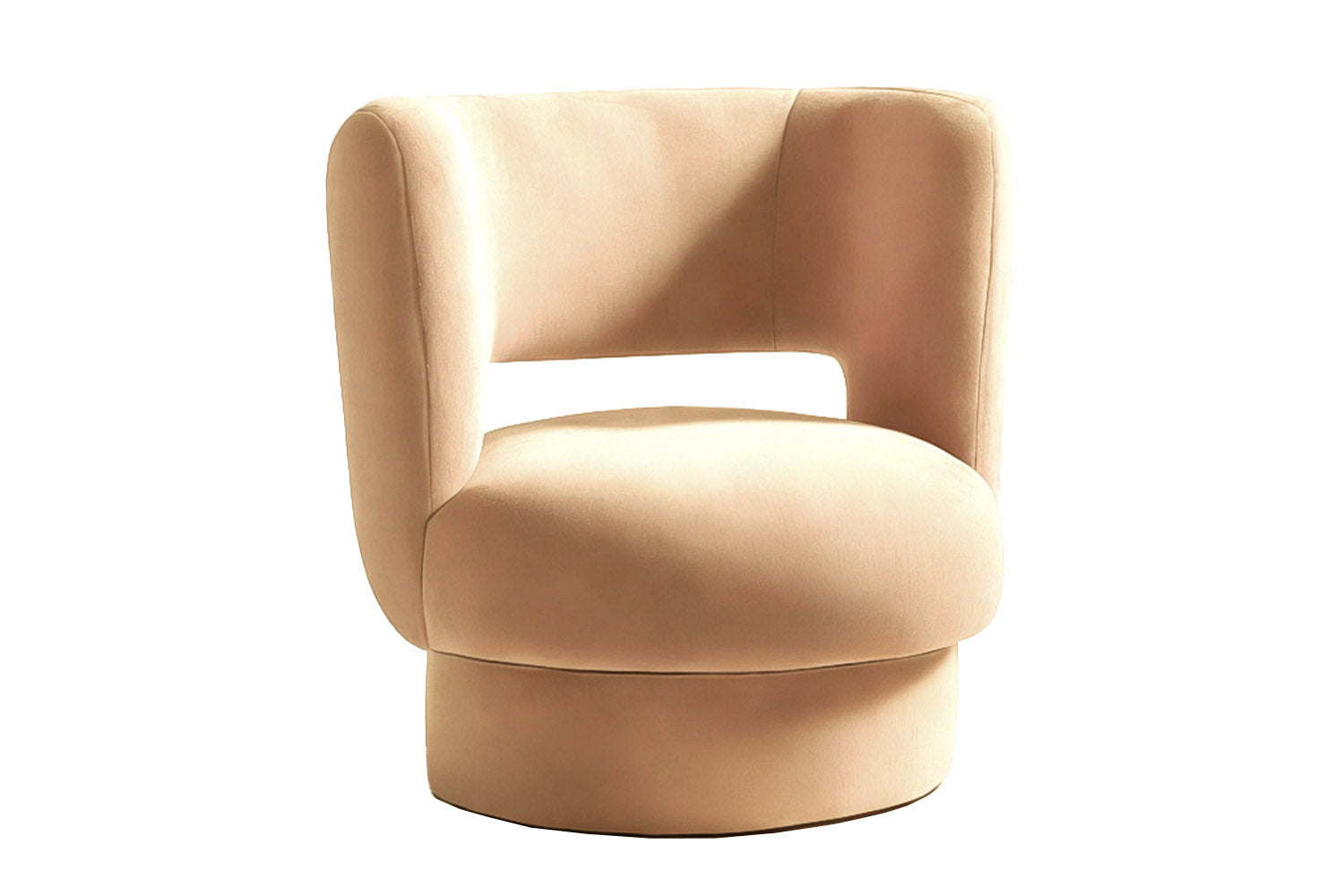 Ritual Armchair Beige Velvet