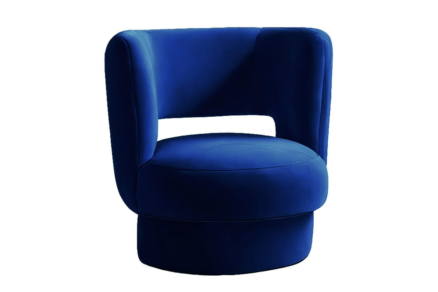 Ritual Armchair Blue Velvet