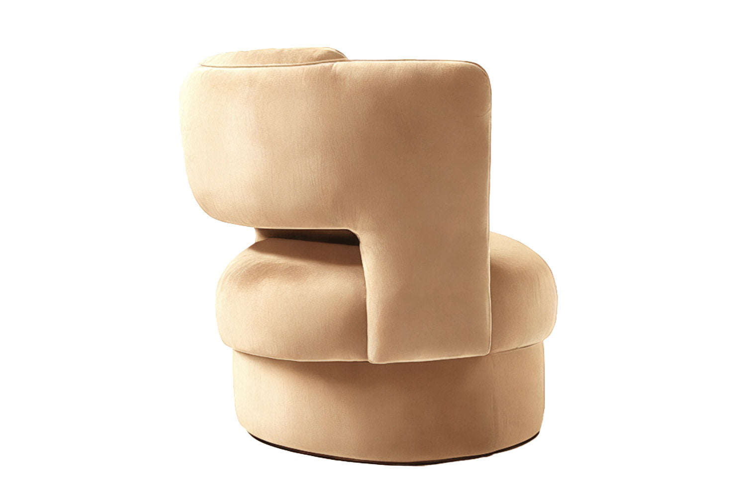 Ritual Armchair Beige Velvet