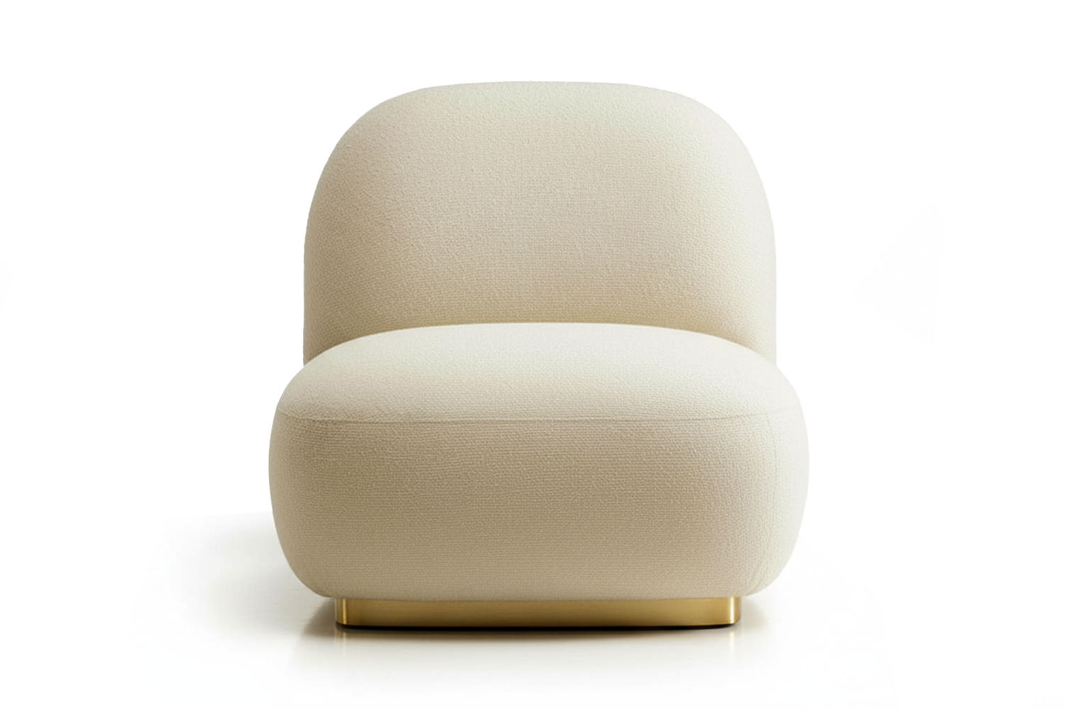 Susurro Accent Chair White Bouclé