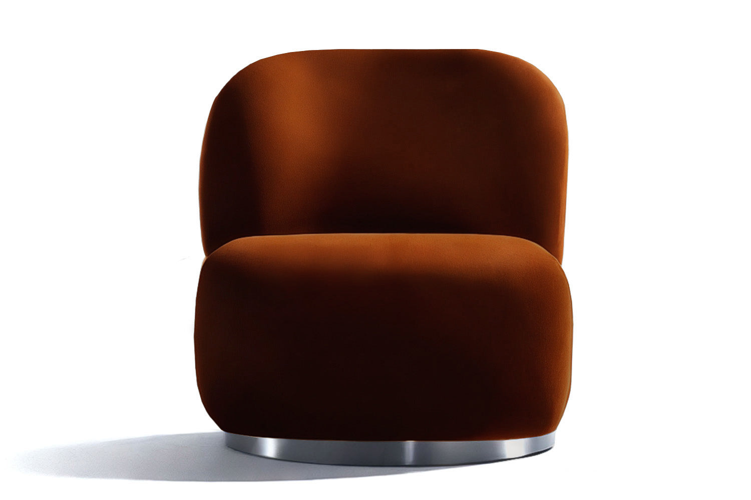 Susurro Accent Chair Brown Velvet