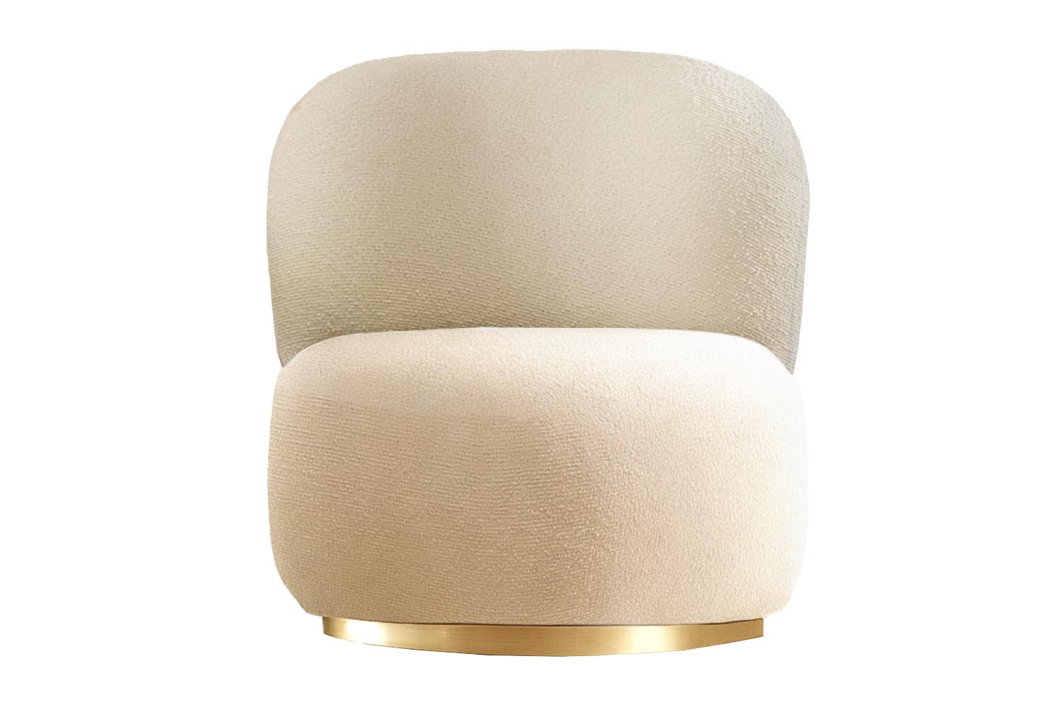 Susurro Accent Chair White Bouclé