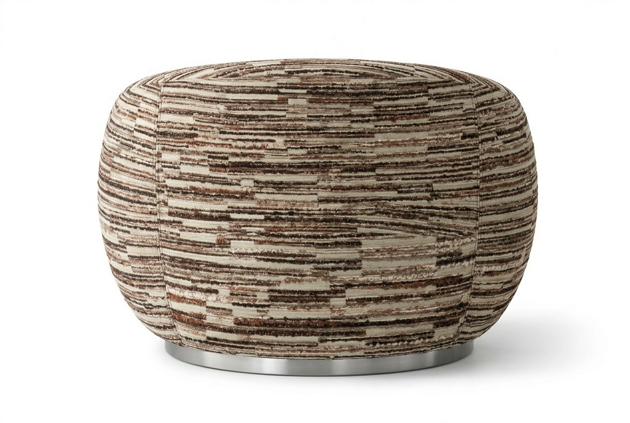 Tregua Swivel Chair Brown Slub