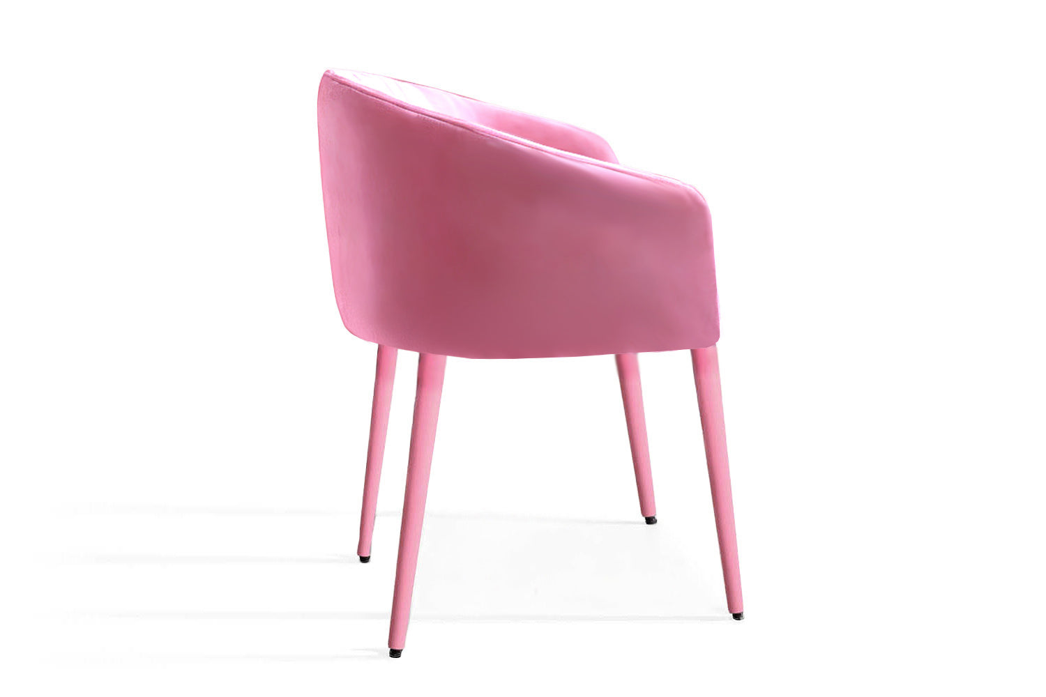 Utopía Dining Chair Pink Velvet Pink Legs