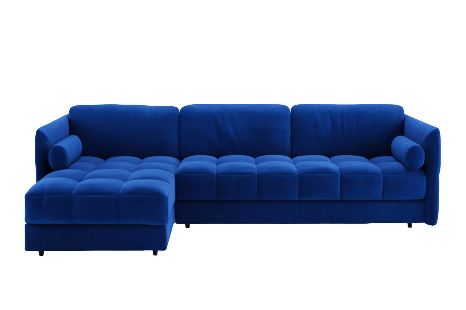Vínculo Sectional Sofa Blue Velvet