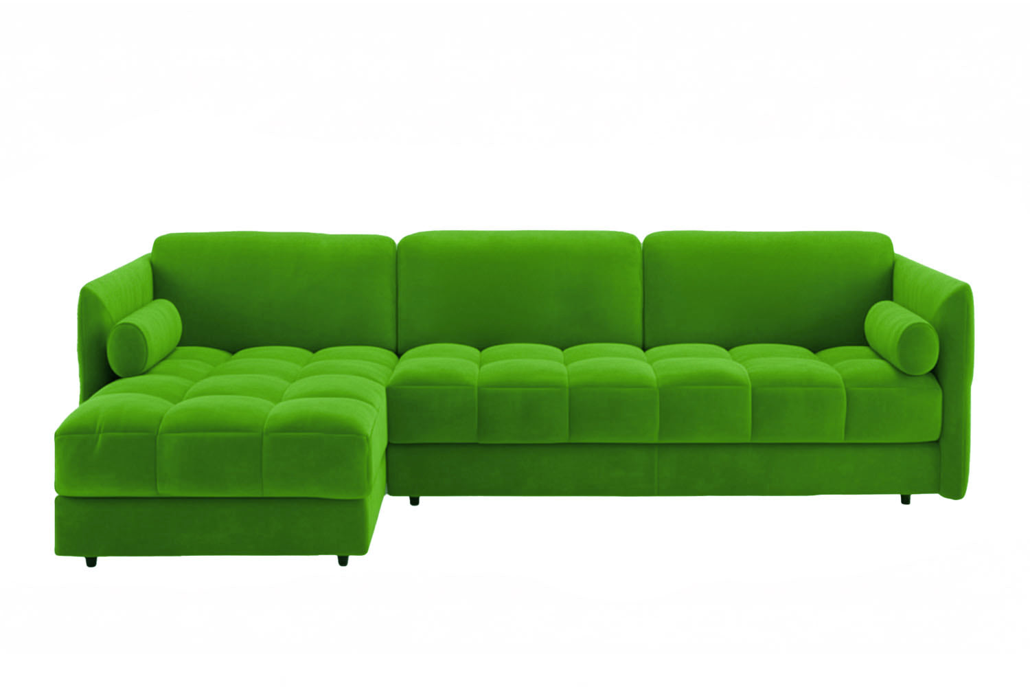 Vínculo Sectional Sofa Green Velvet
