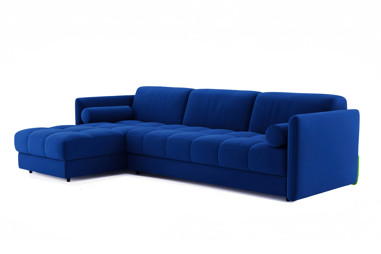 Vínculo Sectional Sofa Blue Velvet
