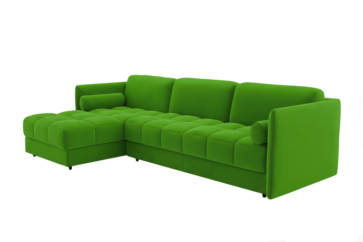 Vínculo Sectional Sofa Green Velvet